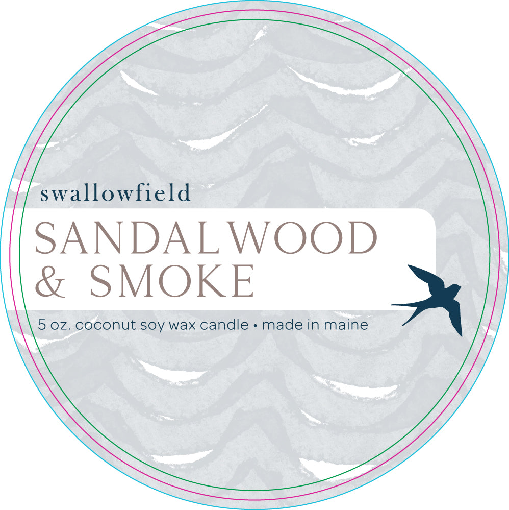 Swallowfield - 5oz Circle Sandalwood & Smoke