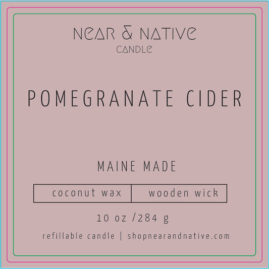 2.5" Squares - Pomegranate Cider