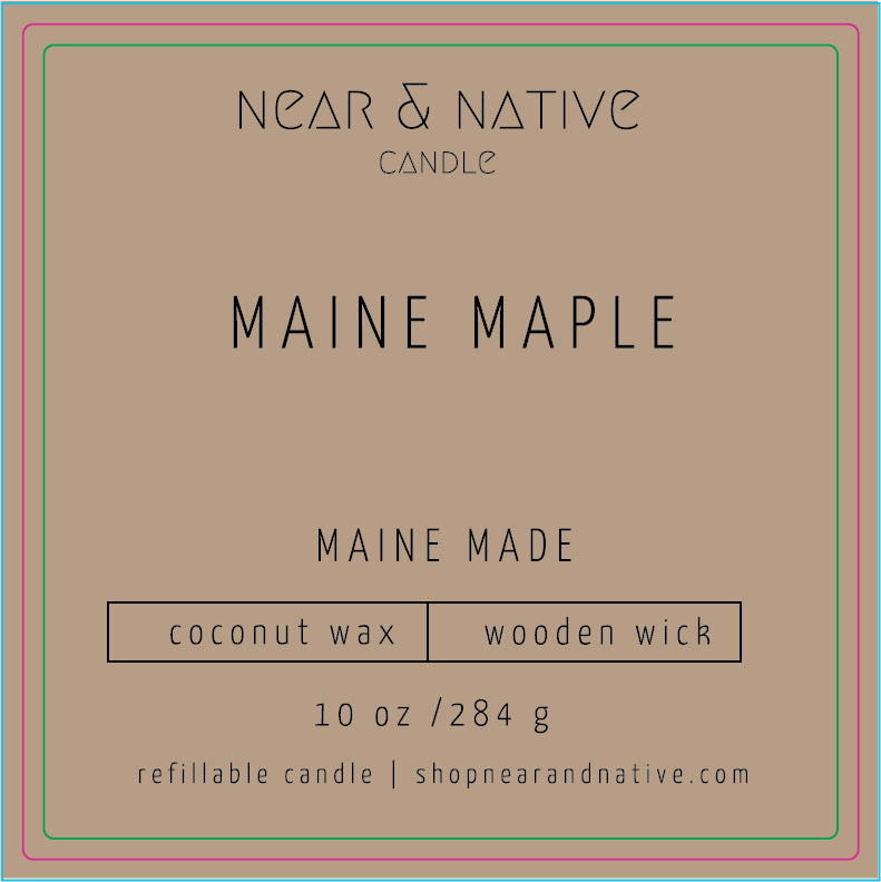 2.5" Squares - Maine Maple