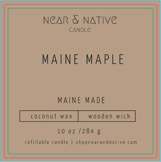 2.5" Squares - Maine Maple