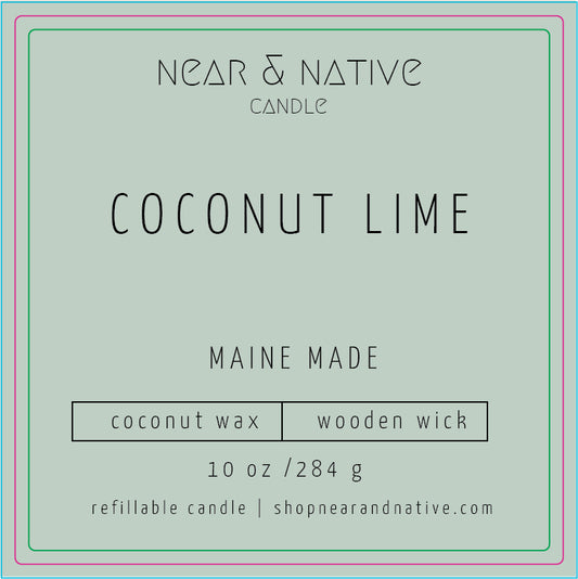 2.5" Squares - Coconut Lime