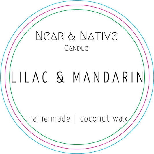 2" Travel Circles - Lilac & Mandarin