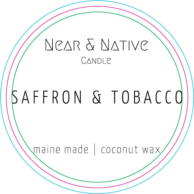 2" Travel Circles - Saffron & Tobacco