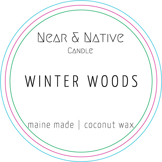 2" Travel Circles - Winter Woods