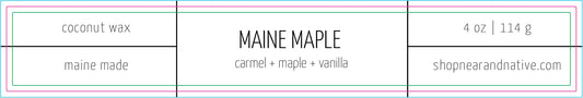 Travel Rectangles - Maine Maple