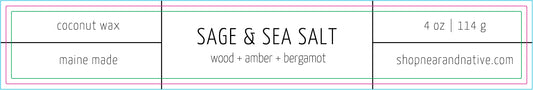 Travel Rectangles - Sage & Sea Salt