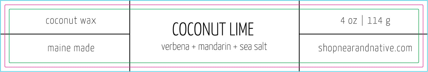 Travel Rectangles - Coconut Lime